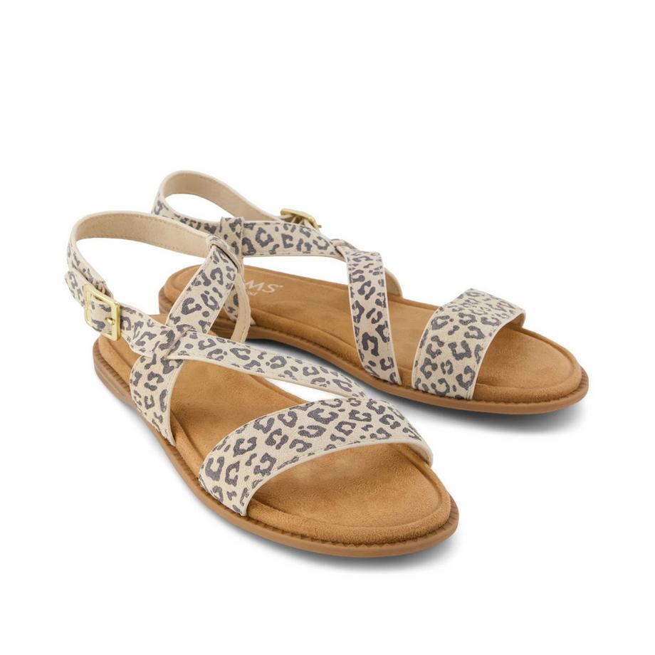TOMS Sandali con cinturini stampa leopardo  