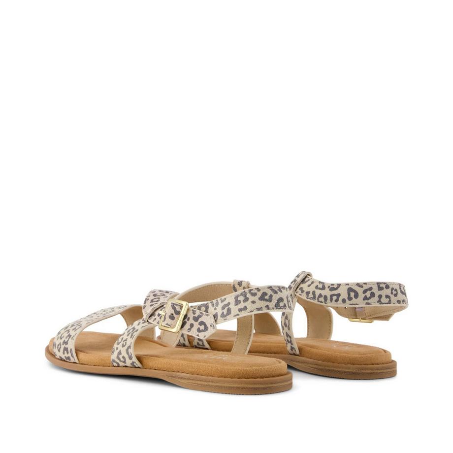 TOMS Sandali con cinturini stampa leopardo  