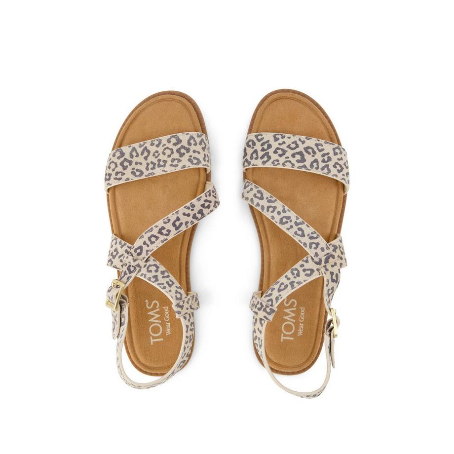 TOMS Sandali con cinturini stampa leopardo  