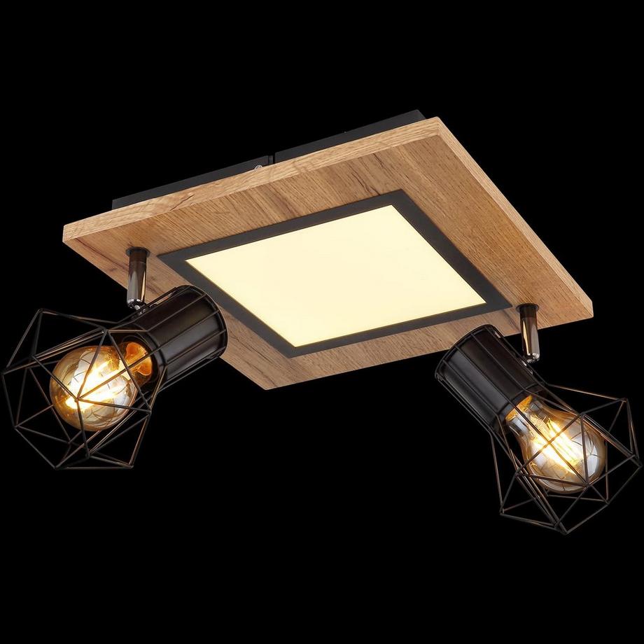 mutoni Deckenleuchte Metall  matt LED 30x30x23  