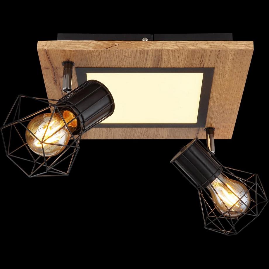mutoni Deckenleuchte Metall  matt LED 30x30x23  
