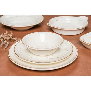 Bonna  Piatto Da Dessert - Grain -  Porcellana - 23 cm- set di 6 