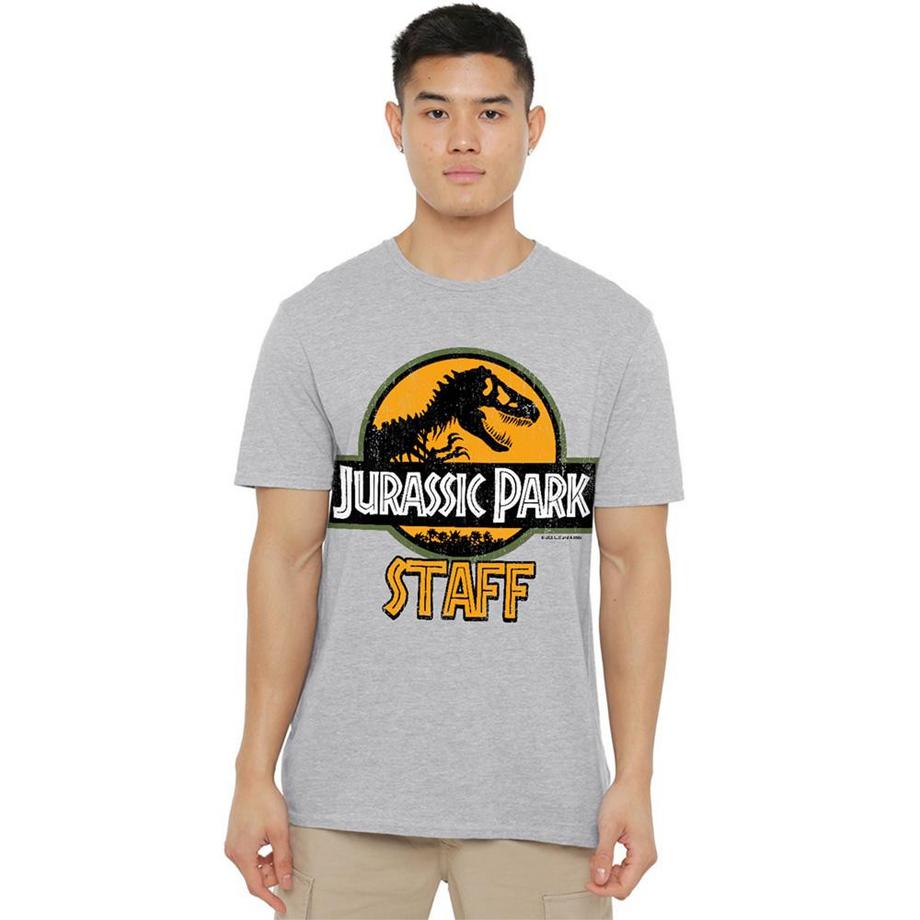 Jurassic Park T-Shirt Staff avec Imprimé Graphique  