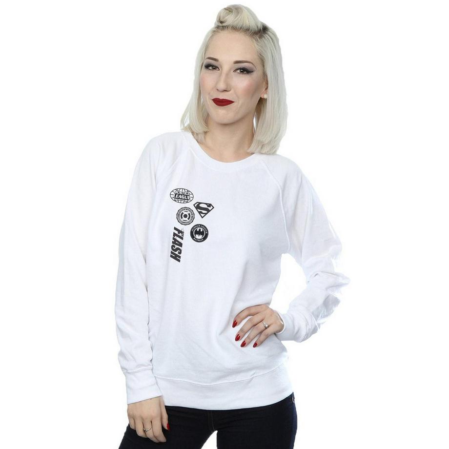 DC COMICS Justice League Felpa Girocollo  