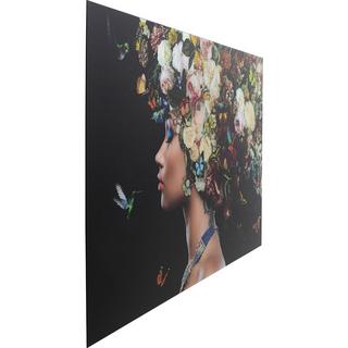KARE Design Arte su vetro Mazzo di fiori 150x100  
