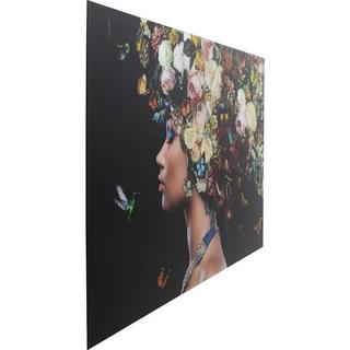 KARE Design Quadro in vetro Mazzo di fiori 150x100  
