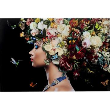 Art du verre Bouquet de Fleurs 150x100