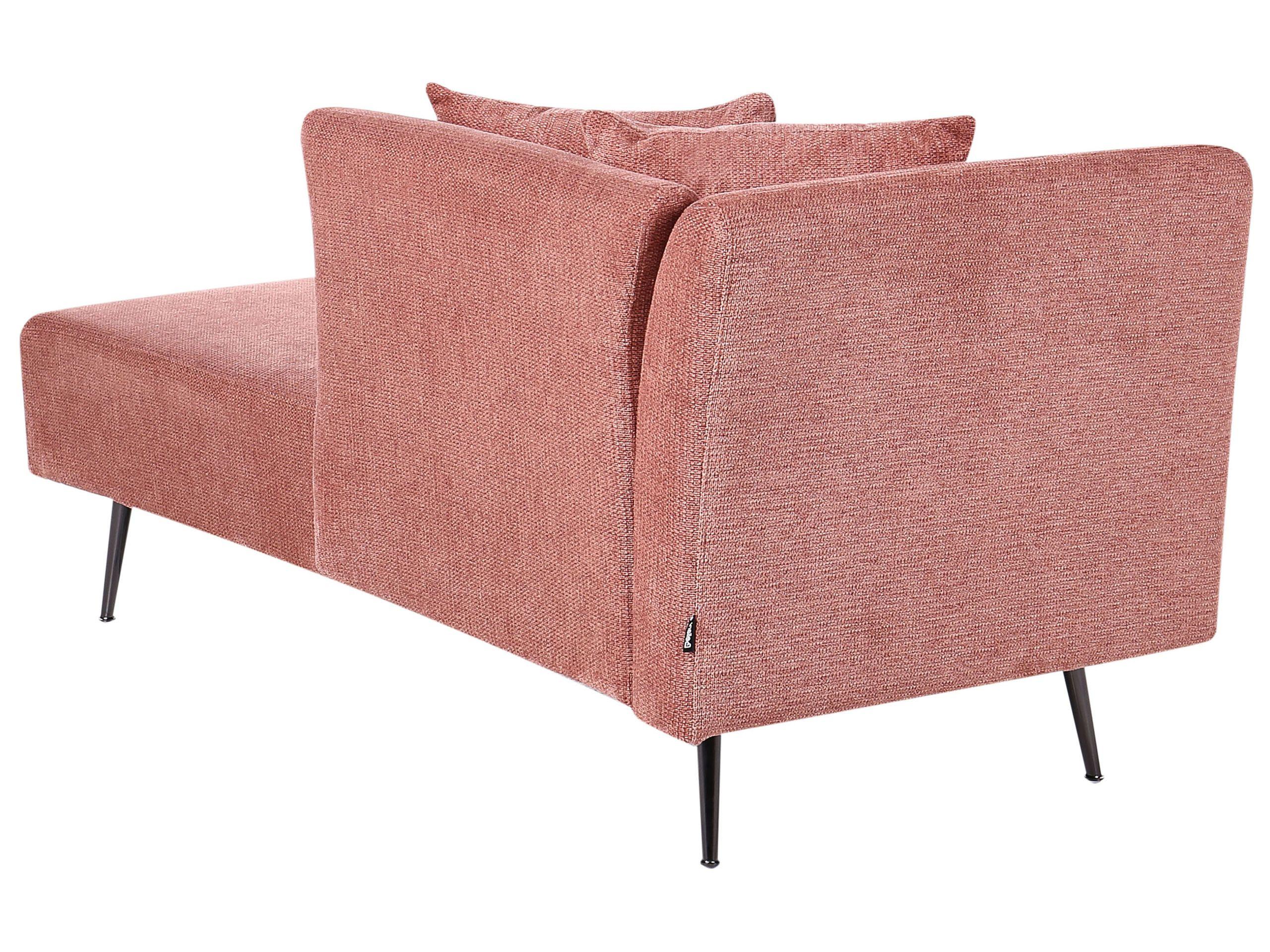 Beliani Rechtsseitige Chaiselounge aus Polyester Modern RIOM  