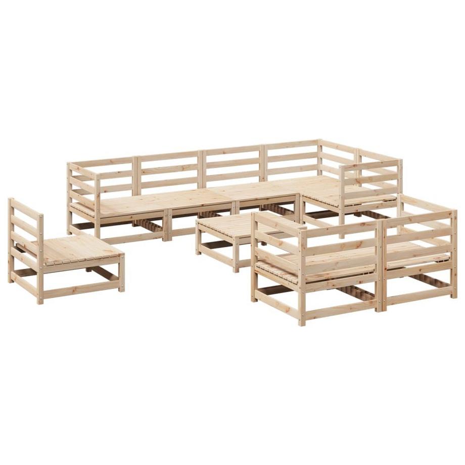 Salon de jardin bois de pin