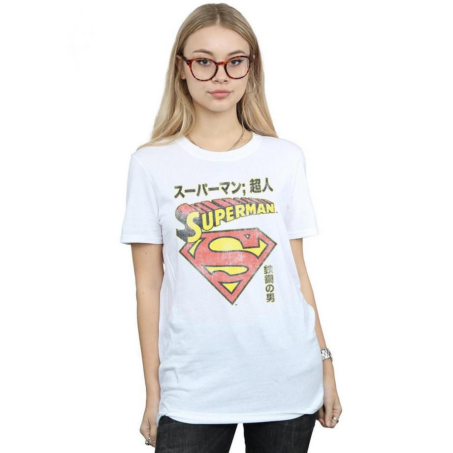 DC COMICS Superman Japanese Logo T-Shirt  