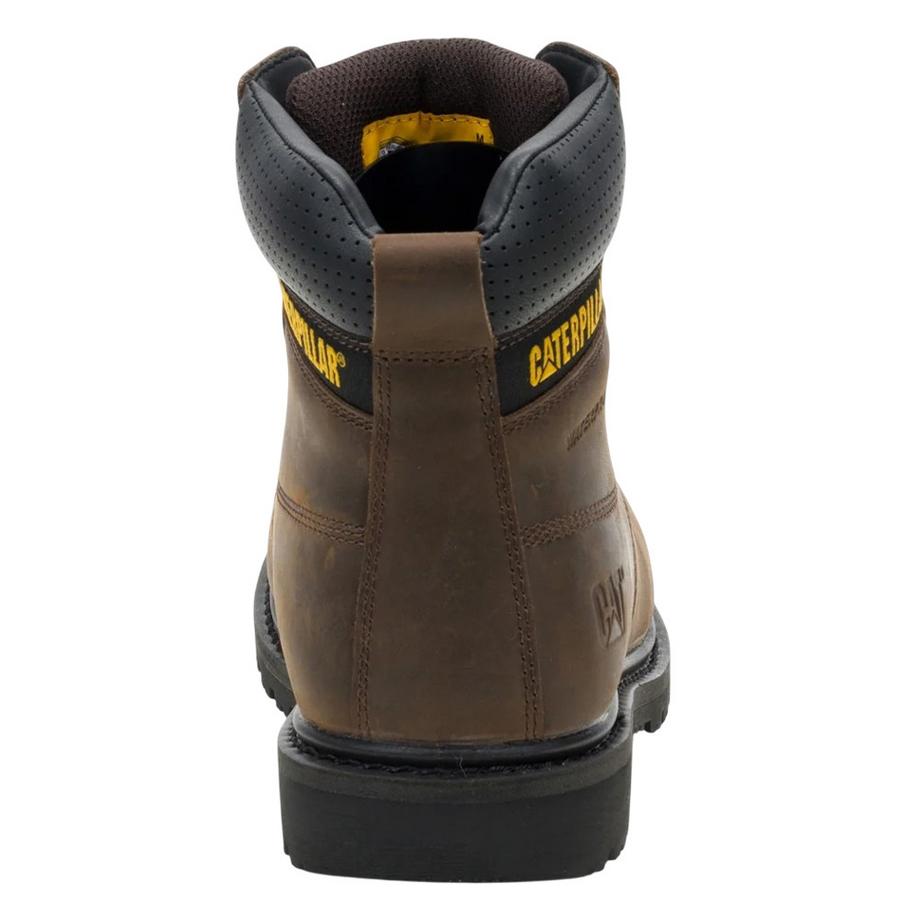 Caterpillar Stivali da Lavoro Silva in Pelle con Lacci  