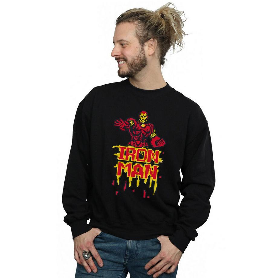 MARVEL Iron Man Pixelated Logo Sweatshirt  