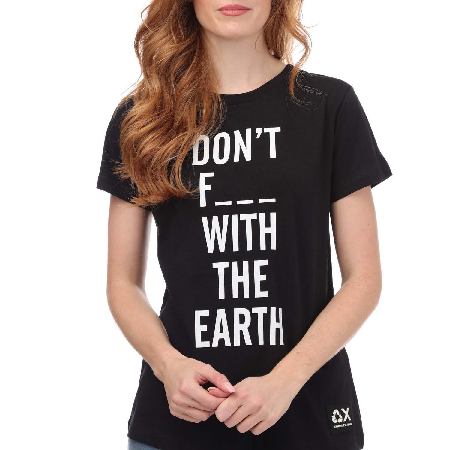 ARMANI T-Shirt mit Slogan-Print  