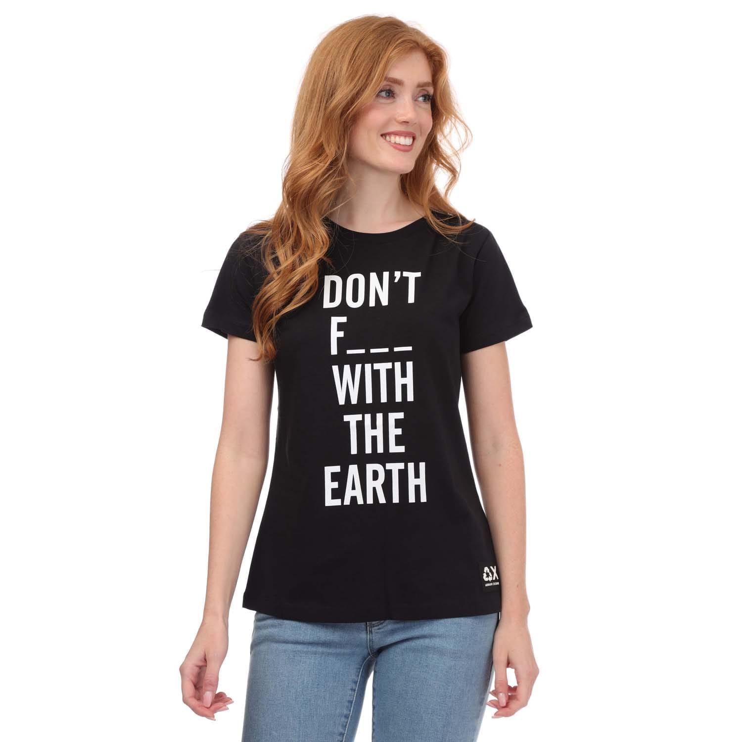 ARMANI T-Shirt mit Slogan-Print  