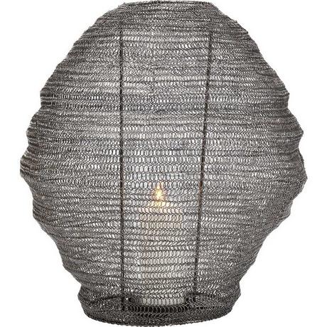 KARE Design Lanterne Mesh noir rond 40  