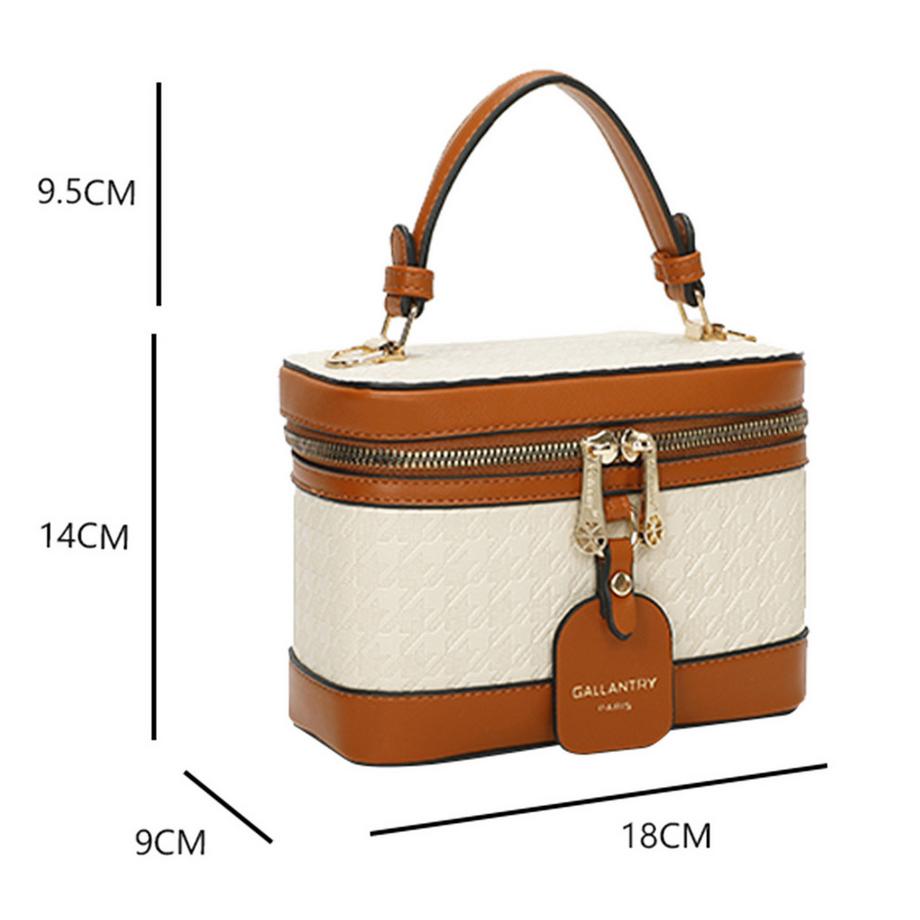 Gallantry Vanity-Tasche Hahnentrittmuster  