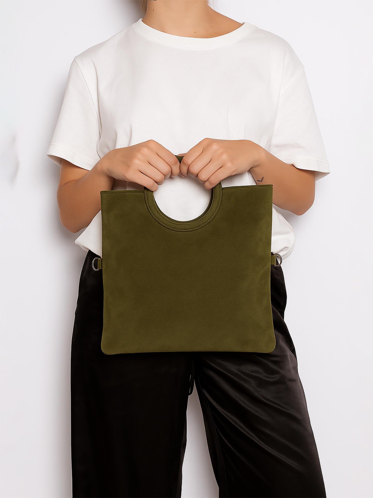 Gave Lux Sac à main Zelia en daim  