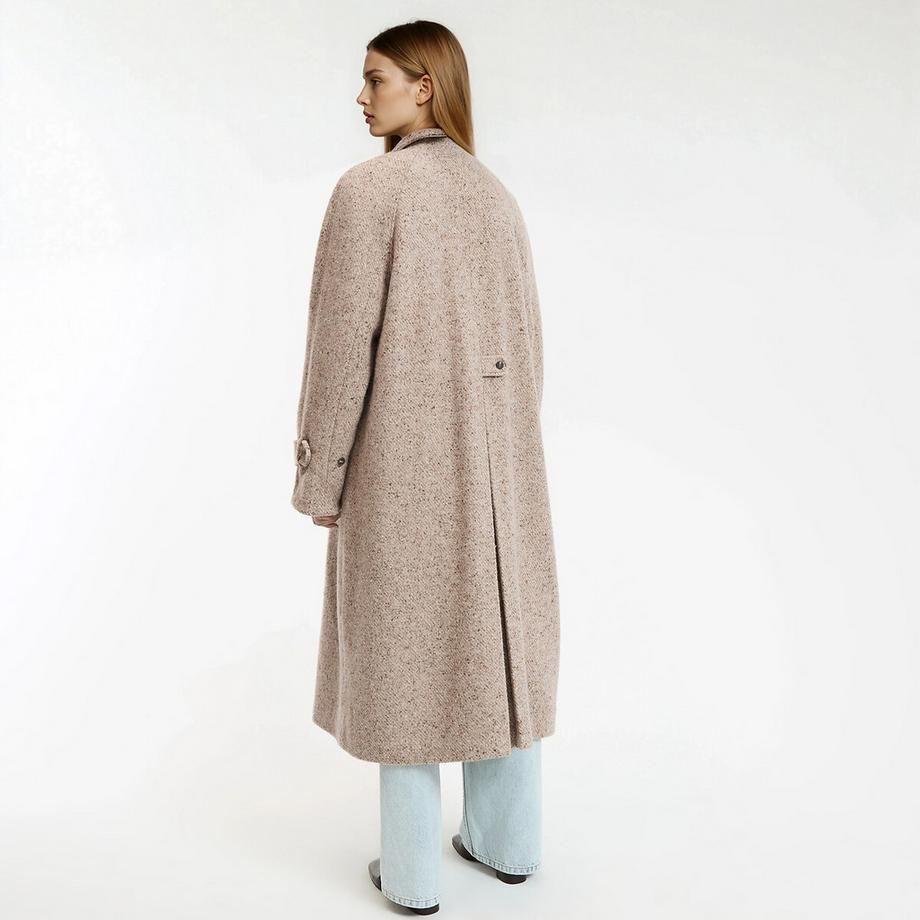La Redoute Collections Manteau Drap de Laine Mélangée  