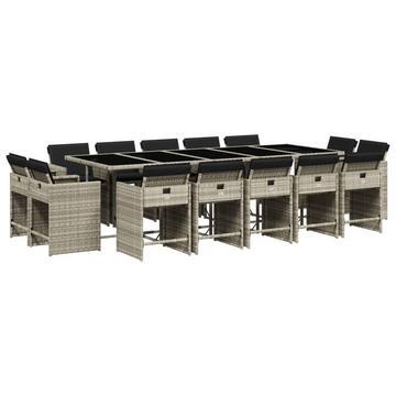 Ensemble de salle à manger de jardin rotin synthétique