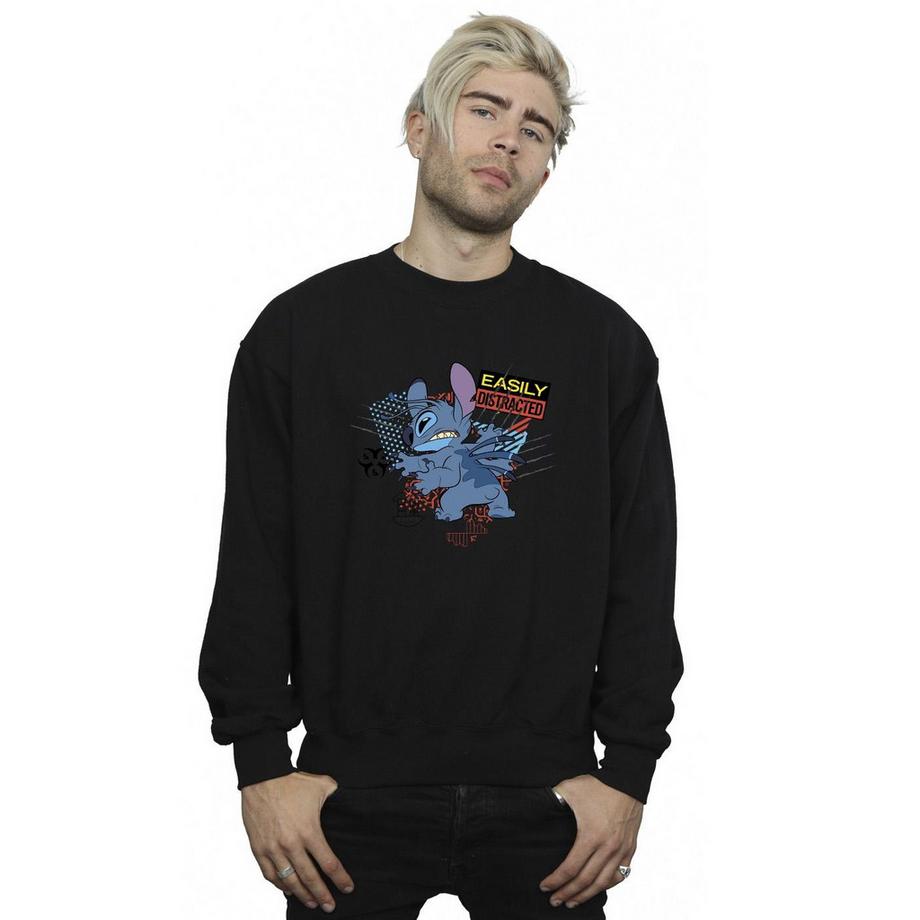 Disney Stitch Easily Distracted Sweatshirt  