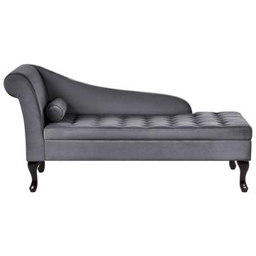 Chaiselongue aus Samtstoff Retro PESSAC