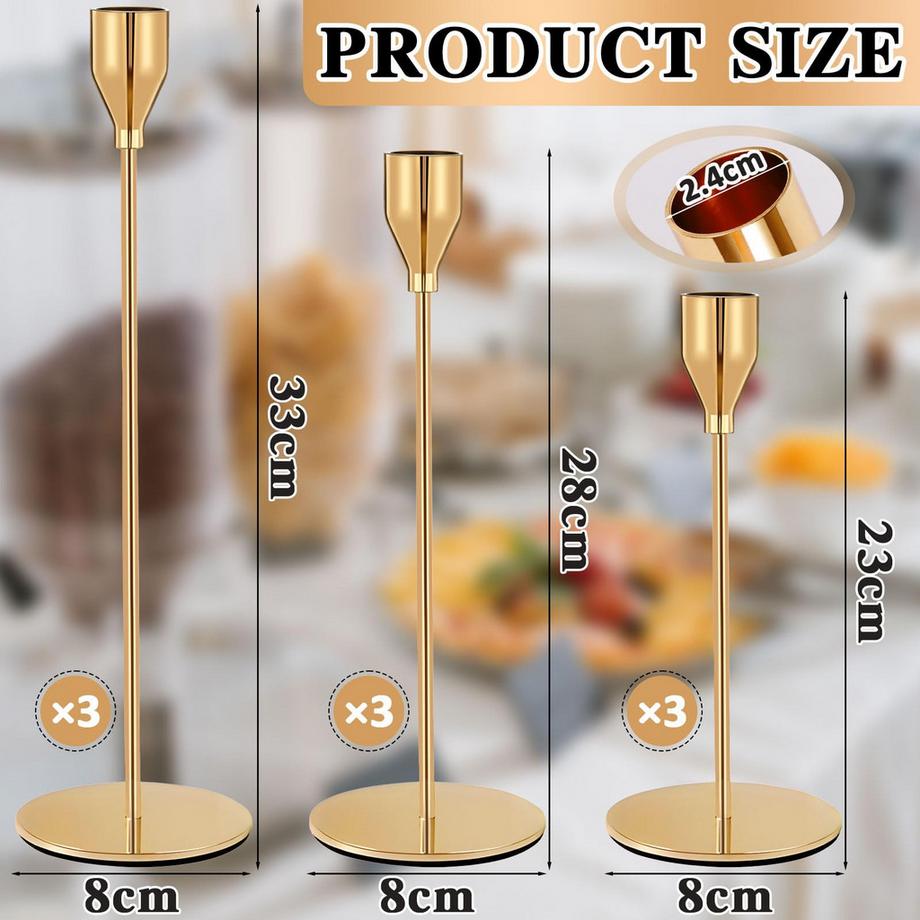 Alopini  Kerzenhalter Hochzeit Kerzenständer hohe Kerzenhalter, Kegel Kerzenhalter für Party 
