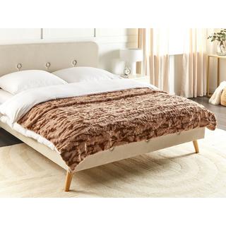 Beliani Bakira Coperta Classica in Finta Pelliccia  