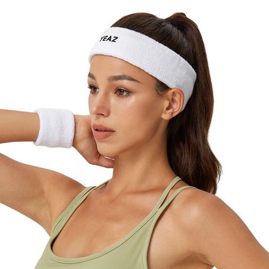 YEAZ  FAME Stirnband - cotton white 