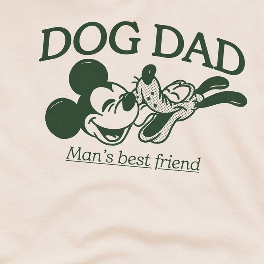 Disney  T-ShirtMotif Mickey Et Pluto Dog Dad Man´s Best Friend 