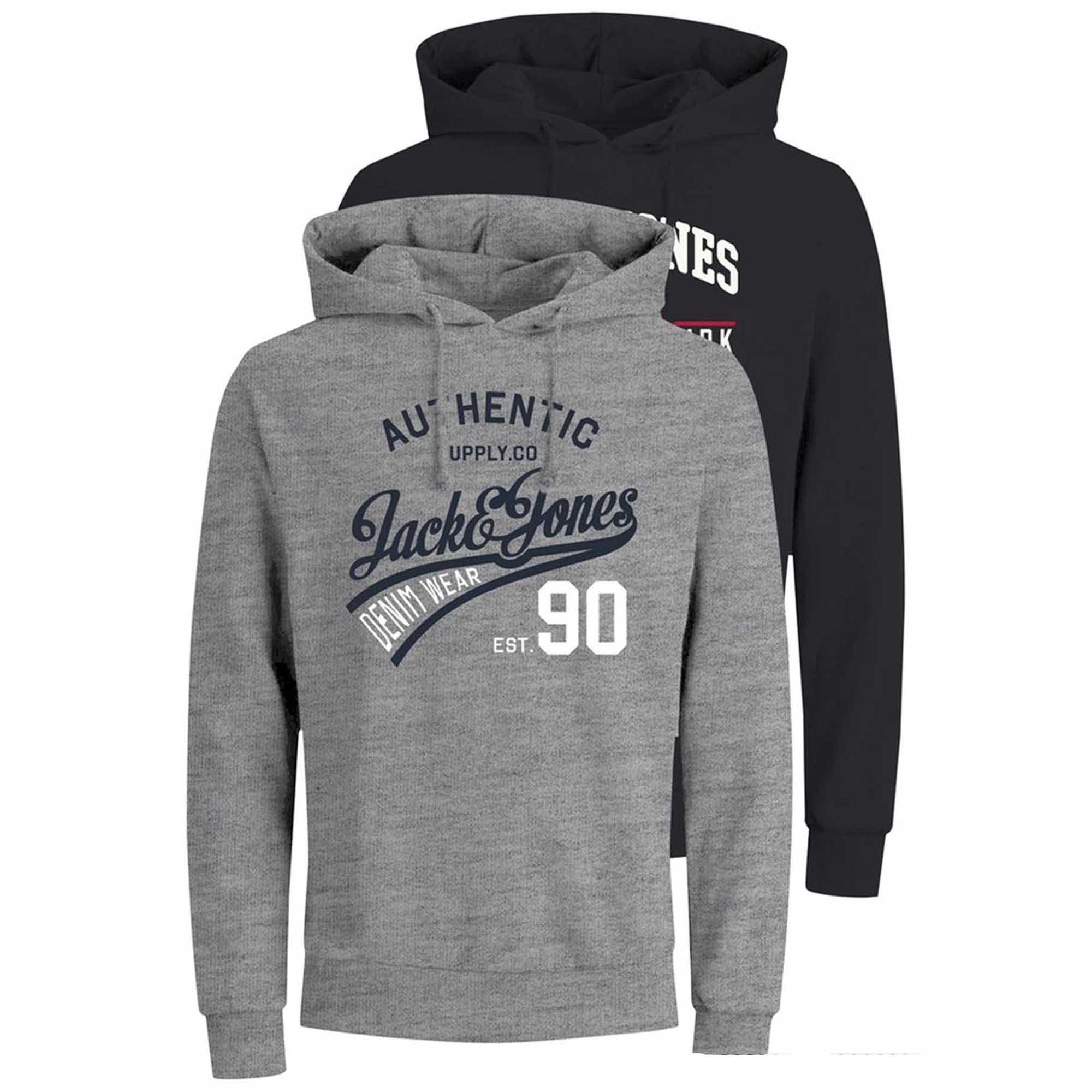 JACK & JONES Ethan Sweat Hood Coupe Confortable Sweat-shirt  