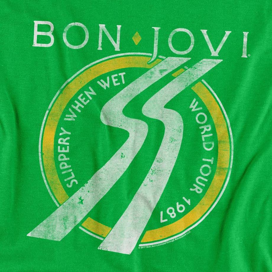Bon Jovi T-Shirt Slippery When Wet  