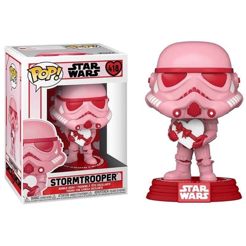 Funko  Star Wars Valentines POP! Star Wars Vinyl Figur Stormtrooper w/Heart 