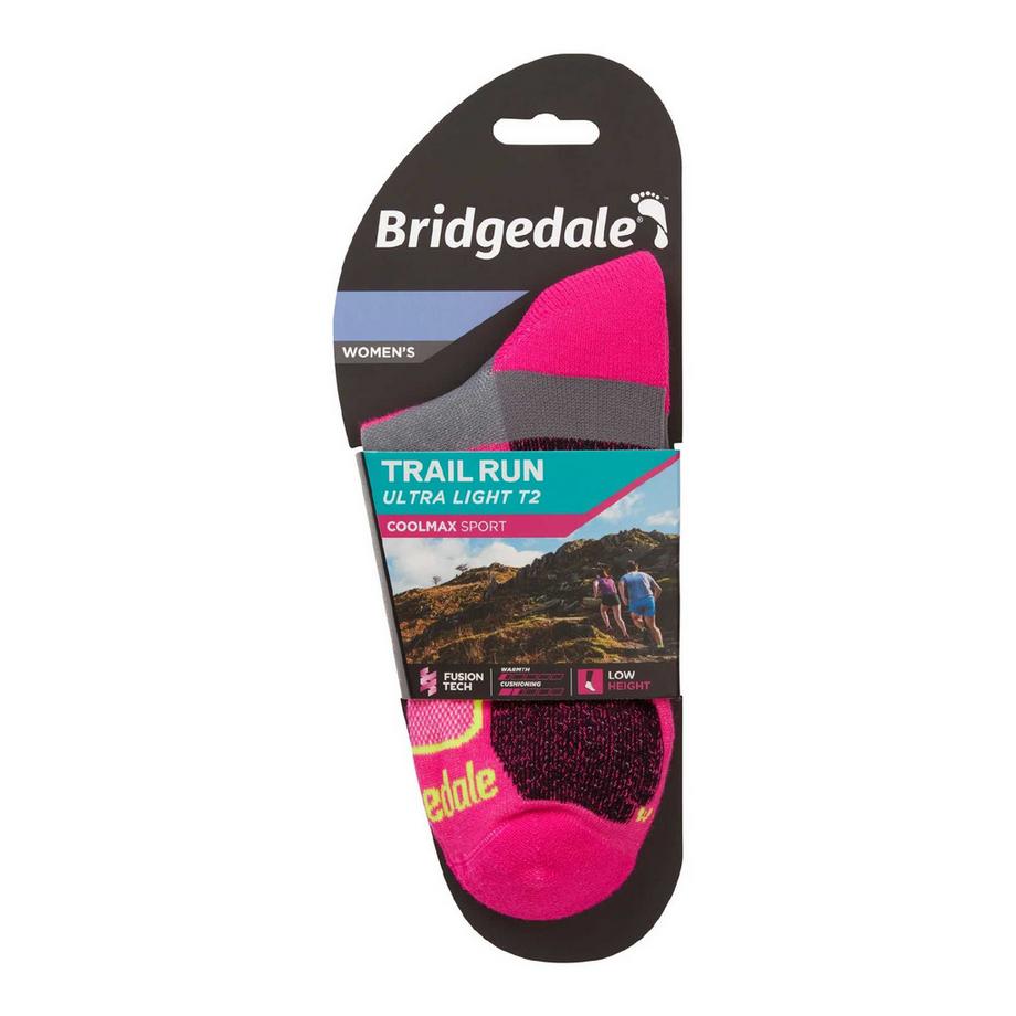 Bridgedale  1 Paio Calzini Donna Corsa Caviglia Coolmax Ultraleggeri 