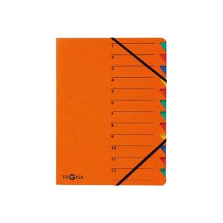Pagna PAGNA Ordnungsmappe EASY A4 24131-12 orange 12 Fächer  