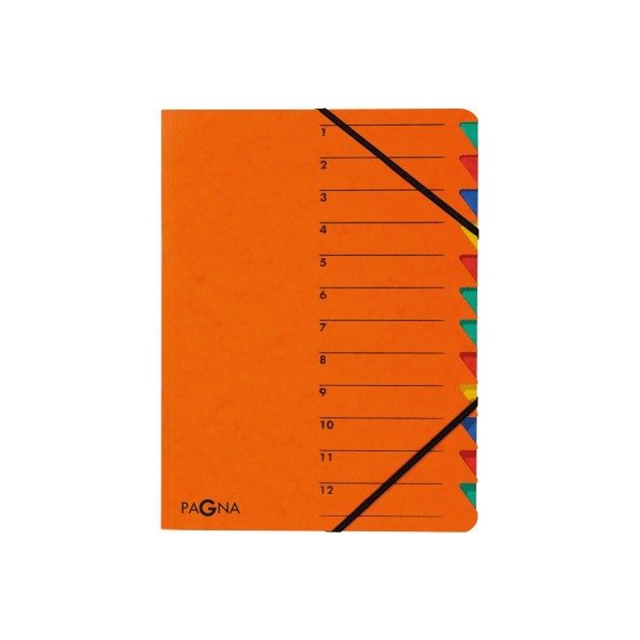 Pagna PAGNA Ordnungsmappe EASY A4 24131-12 orange 12 Fächer  