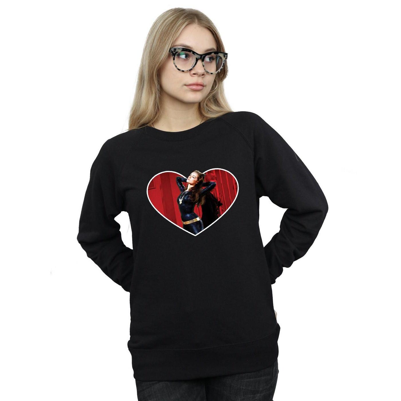 DC COMICS Batman Catwoman Cuore Felpa  