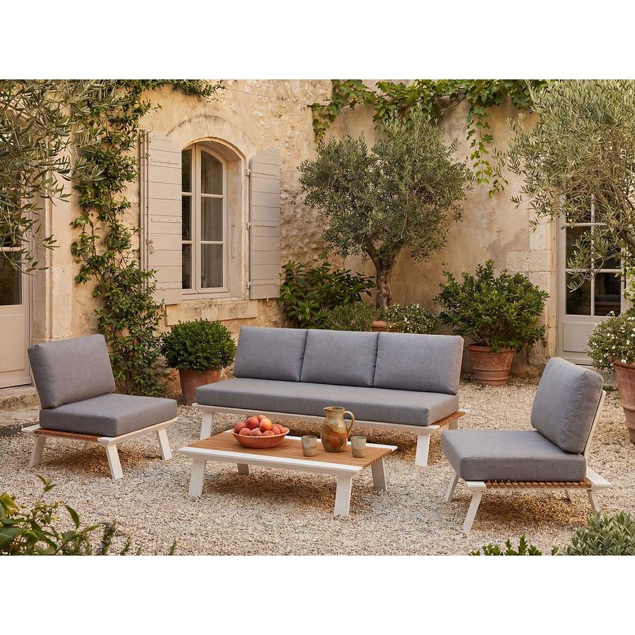 Vente-unique Gartensitzgruppe im Set MALLY  