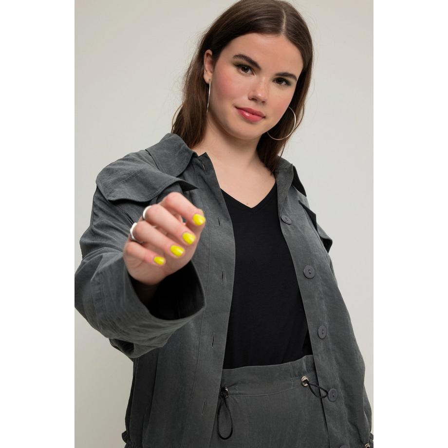 Studio Untold Giacca a Camicia Cargo Oversize  