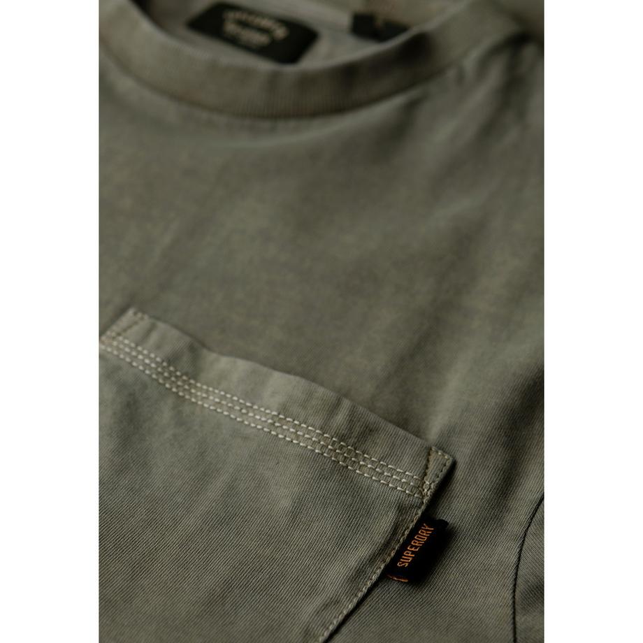 Superdry T-Shirt con Taschino e Cuciture a Contrasto  