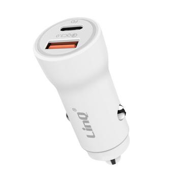 Caricatore auto 36W USB + USB-C LinQ