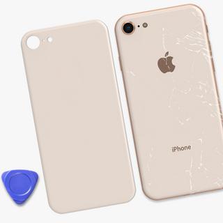 Avizar  Vitre Arrière iPhone SE 2020 Doré 