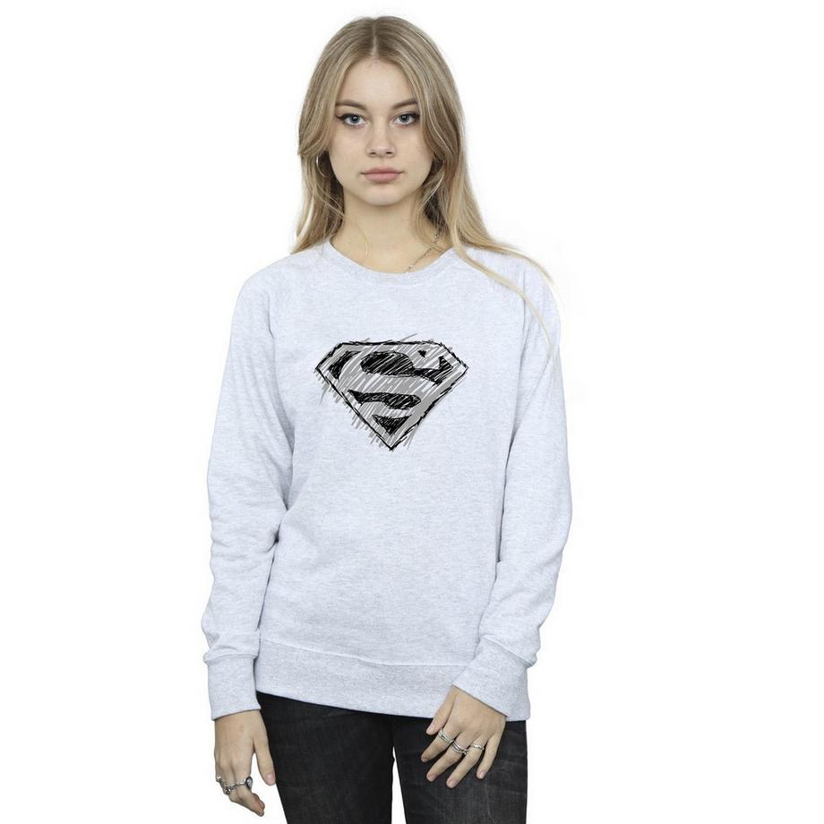 DC COMICS Superman Sketch Logo Sweatshirt  
