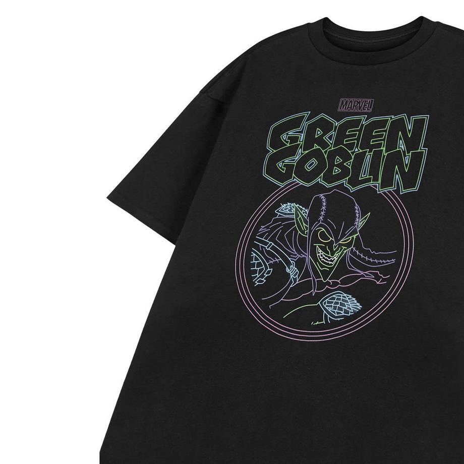 Marvel Comics T-Shirt con Stampa Green Goblin  