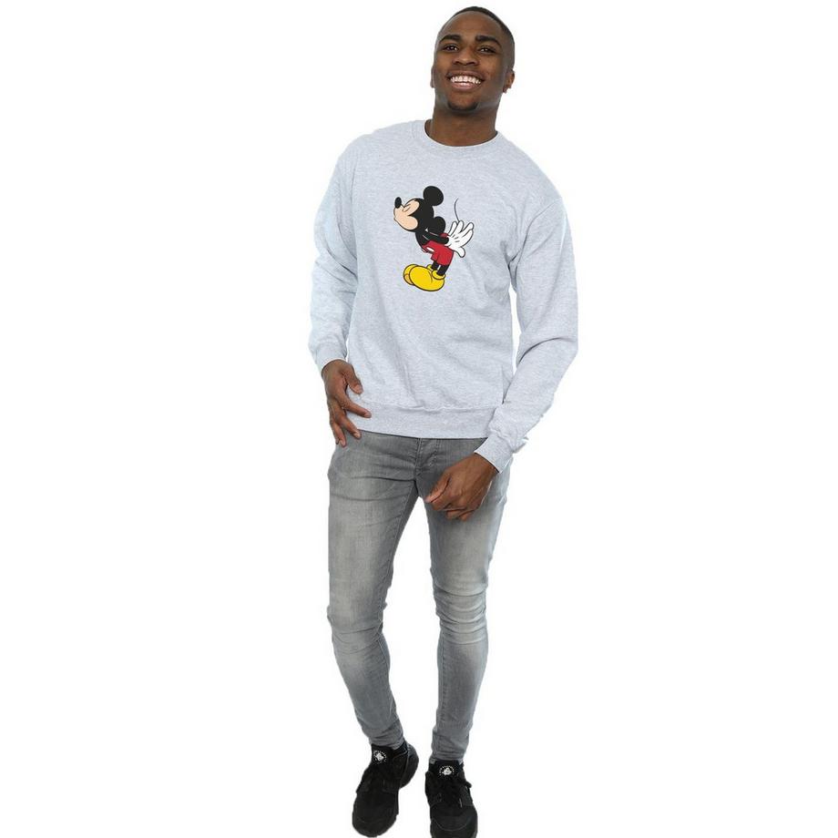 Disney Mickey Mouse Sweatshirt Col Rond  