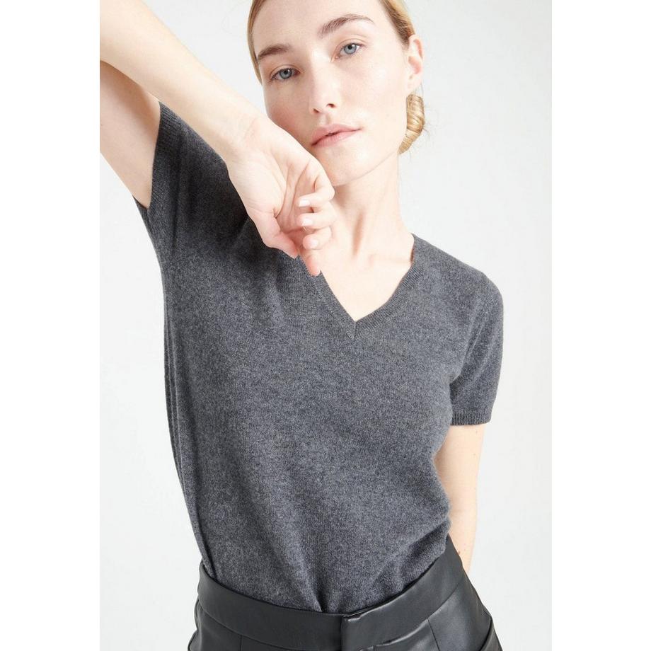 Studio Cashmere8 LILLY 14 Pull Col V Manches Courtes  