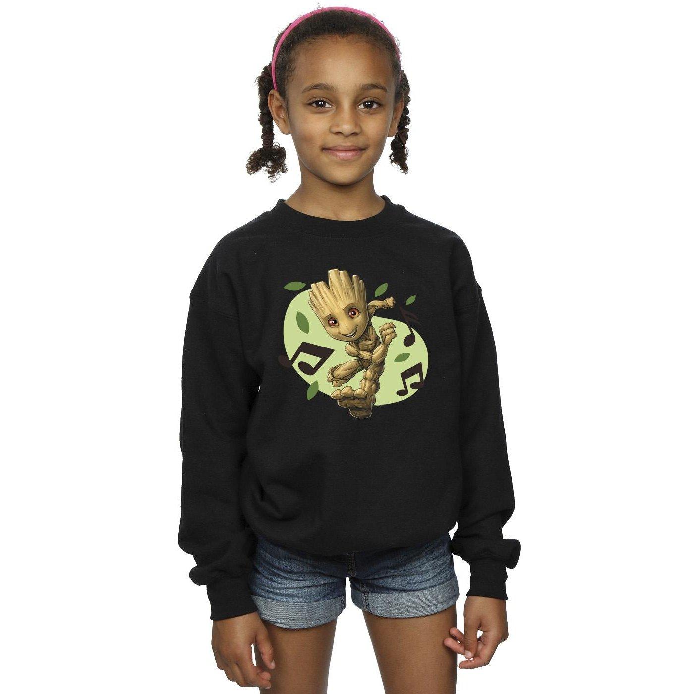 MARVEL  Guardians Of The Galaxy Groot Musical Notes Sweatshirt 