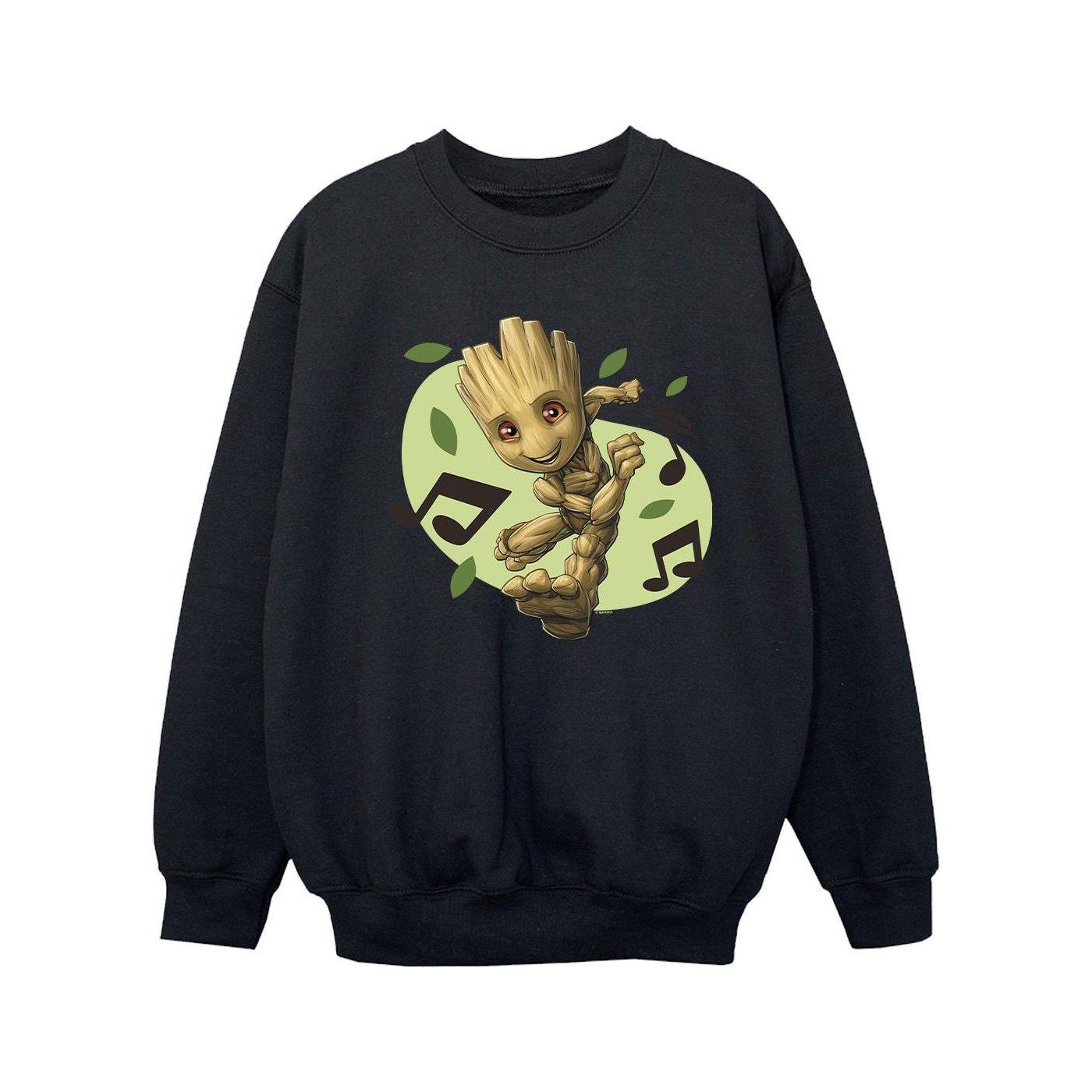 MARVEL  Guardians Of The Galaxy Groot Musical Notes Sweatshirt 