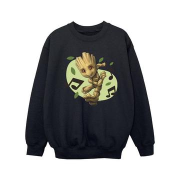 Guardians Of The Galaxy Groot Musical Notes Sweatshirt