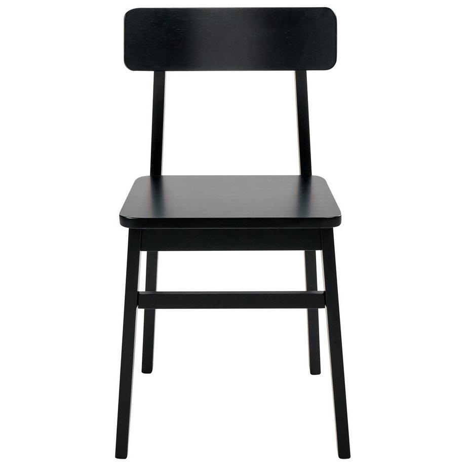 Beliani Lot de 2 chaises de salle à manger en Bois d\'hévéa Traditionnel GORRE  