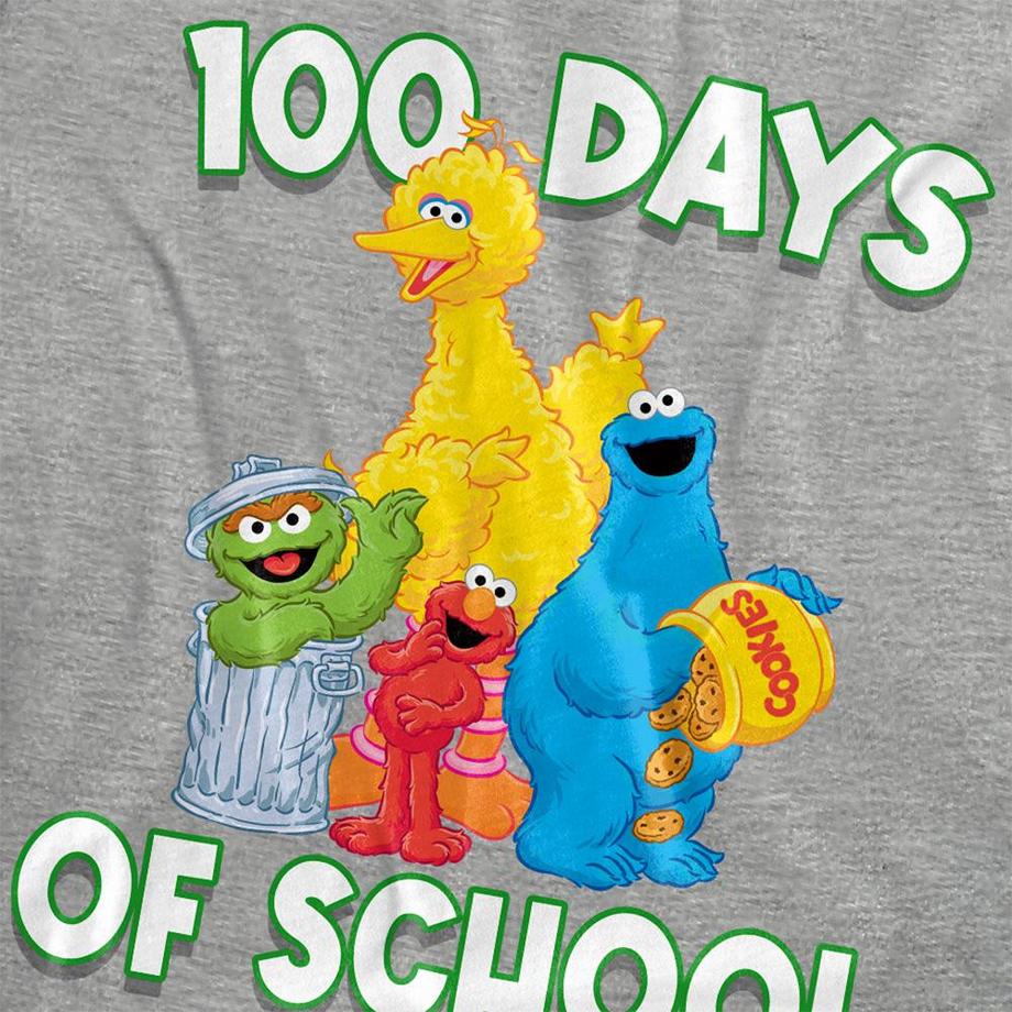 Sesame Street  100 Days Of School Maglietta 